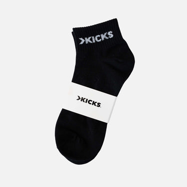 Kicks Crew Socks Low - Black Kicks Kenya