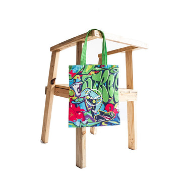 SuperNjero Graphic Multi-Colored Tote Bag Kicks Kenya