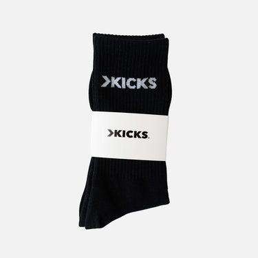 Kicks Crew Socks - Black Kicks Kenya