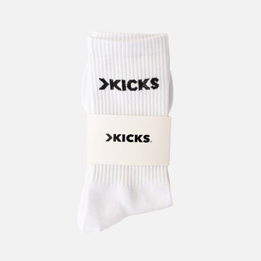 Kicks Crew Socks - White Kicks Kenya