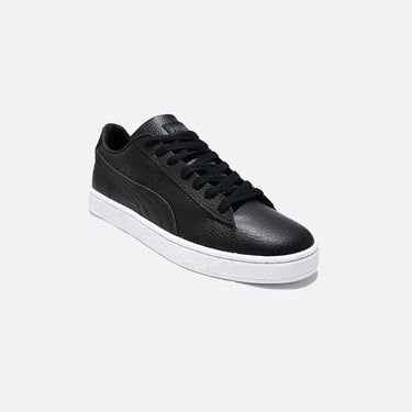 Puma All Leather - Black/ Black and White