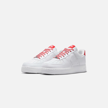 Air Force 1 'White/Pink Foam/Metallic Silver/Light Crimson'