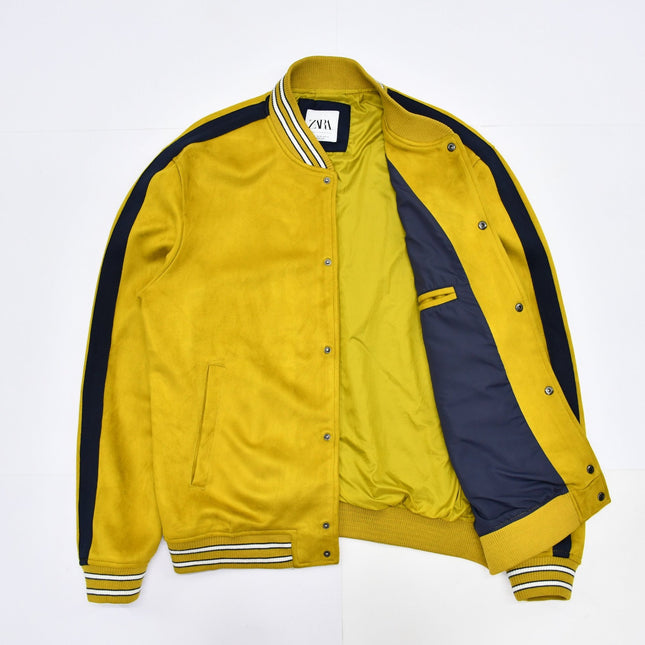 Vintage Zara Suede Bomber Jacket