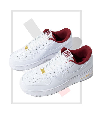 Air Force 1 "Just Do It" - White/ Burgundy