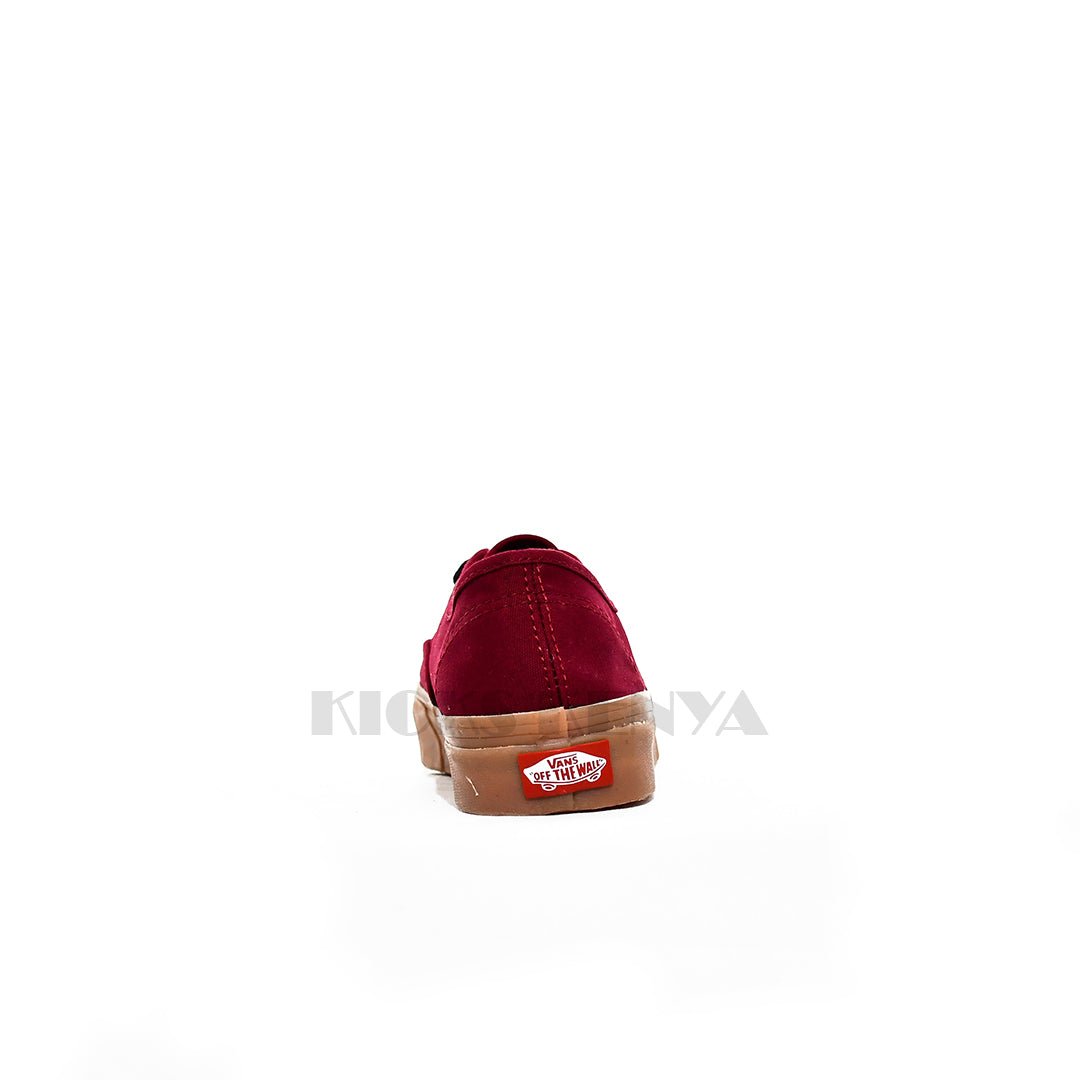 Vans maroon gum clearance sole